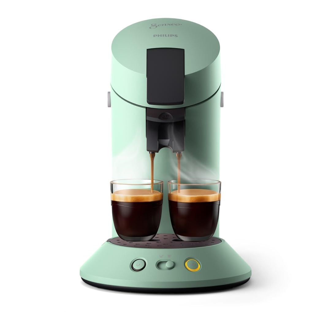 Caffio - Senseo Original Plus Machine à café à dosettes Vert Désert CSA210/80